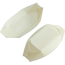 Amazon.co.jp: たこ焼き 木製 舟皿 使い捨て プレート 3寸 8.5